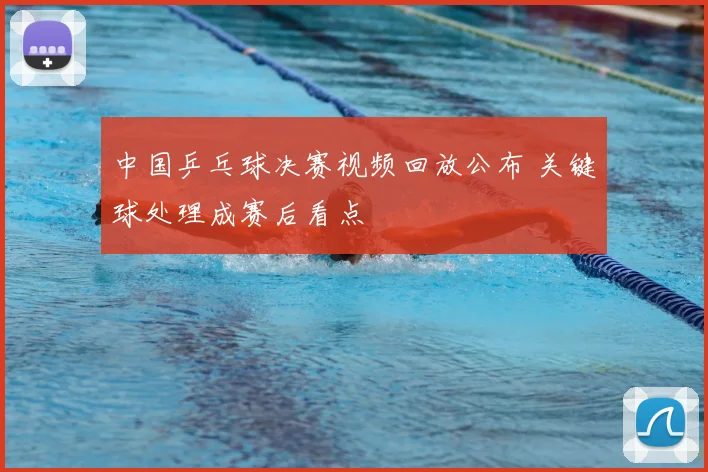 中国乒乓球决赛视频回放公布 关键球处理成赛后看点